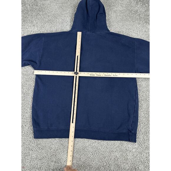 Yamaha Fox Racing Hoodie Mens XL Blue Pullover Sweatshirt Motocross Motorcycle - Picture 8 of 13